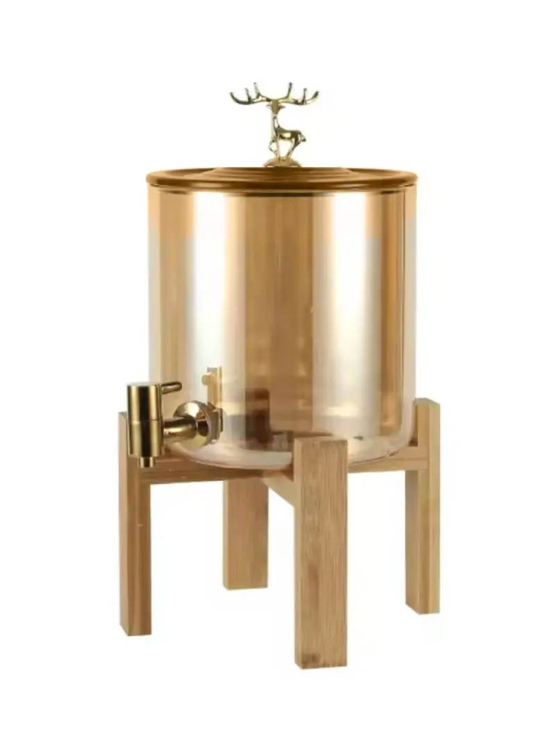 Q5506 Q5506-1 | Çagalar üçin içgi dispenseri 2,6 l bambuk stendli