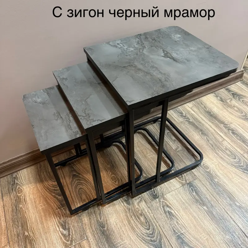 Zigone  Black Marble | Coffee Table Modern Turkish Design