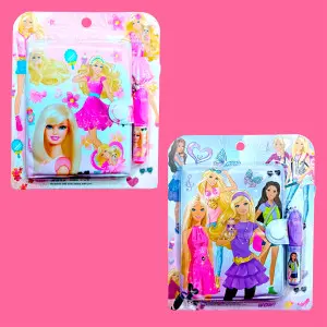 Barbie BK-00102398 | Bloknot Barbie-temaly Kiçi göwrümli