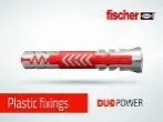 Köpugurly plasmast (çopik) DUOPOWER 8x40 "FISCHER"