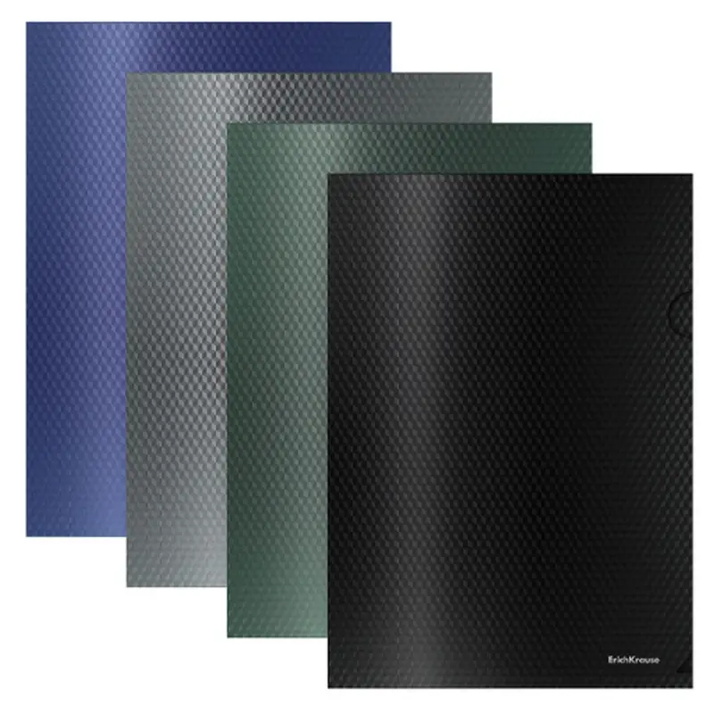 ErichKrause BK-00047337 | Plastic Corner Folder A4 Opaque Assorted
