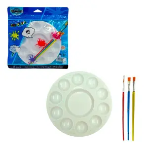 Palitra BK-00102257 | 10 Gözenekli Sungat Palitrası Berk Plastik
