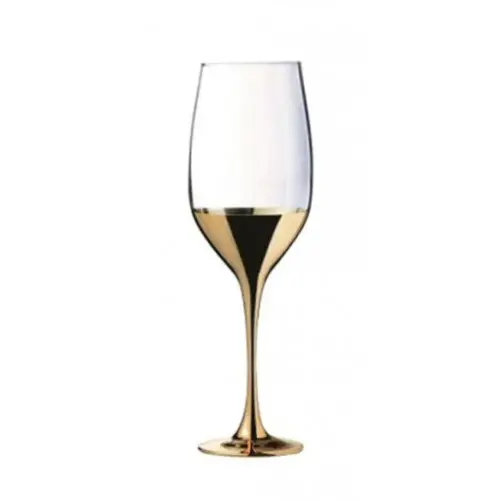 Luminarc-R P9155 | Stemmed Glass 350 ml Electric Gold 4 pcs