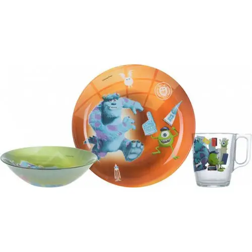 LUMIN P9261 | Набор Disney Monsters 3 предмета Лицензионный товар