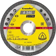 KLINGSPOR 340953 | Kesiji disk polat/poslamaýan polat/alýumin 230x1,9x22,23 mm