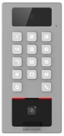 HIKVISION DS-K1T502DBFWX-C | Терминал доступа Биометрия, Карта, ПИН, 2 Мп Камера