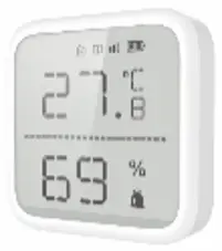 HIKVISION DS-PDTPH-E-WE | Simsiz temperatura we çyglylyk datçigi LCD