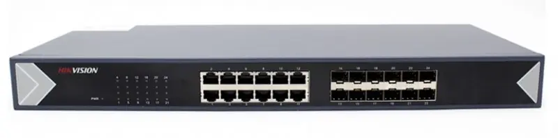 HIKVISION DS-3E0524TF | Switch 24 Port Dolandyrylmaýan 12 SFP Gigabit