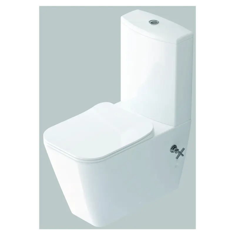 Idevit SET3204-0317-001-1-6201 | Напольный унитаз-биде с ультратонким сиденьем