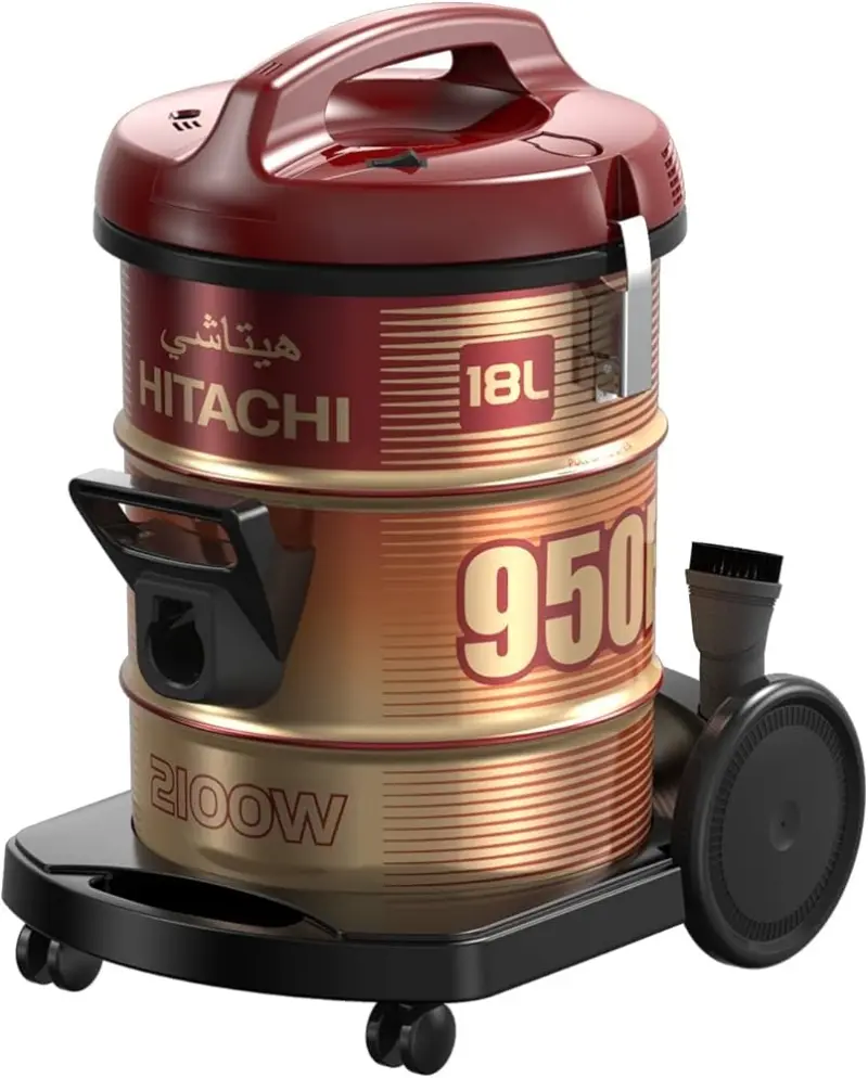 Оригинальный пылесос Hitachi 18L Красный-черный 2100 WATT