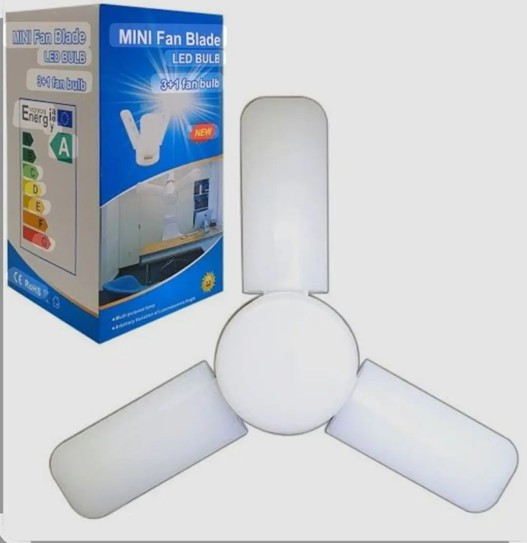 LED 45W E27 | Üç Panelli Lampa Energiýa Tygşytlaýjy