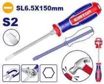 Emtop EGTSL61501 | Шлицевая отвертка 6,5мм x 150мм