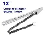 Emtop EMAW1312 | Цепной ключ для масляных фильтров 60-110 мм 12 дюймов