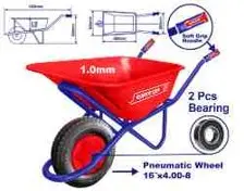Emtop EWWB418GP | Wheelbarrow 160 kg 1.0 mm Steel