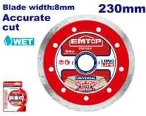 Emtop EDDC022302 | Concrete Flat Disc 230x22.2mm 8mm