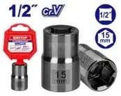 Emtop ESCT12151 | Головка 1/2 дюйма 15мм хром-ванадий