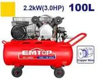 Emtop EACPB30103 | Kompressor 100L 2,2kW