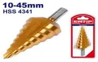 Emtop ESDL10453 | Step Drill Bit HSS4341 10-45mm