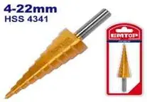 Emtop ESDL42203 | Ступенчатое сверло HSS4341 4-22мм