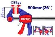 Emtop ECLPQ80361 | Pistol Grip Clamp 80x900mm Heavy-Duty