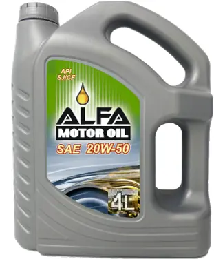 Alfa 20w50 | Motor ýagy 4L ýokary temperaturada gorag