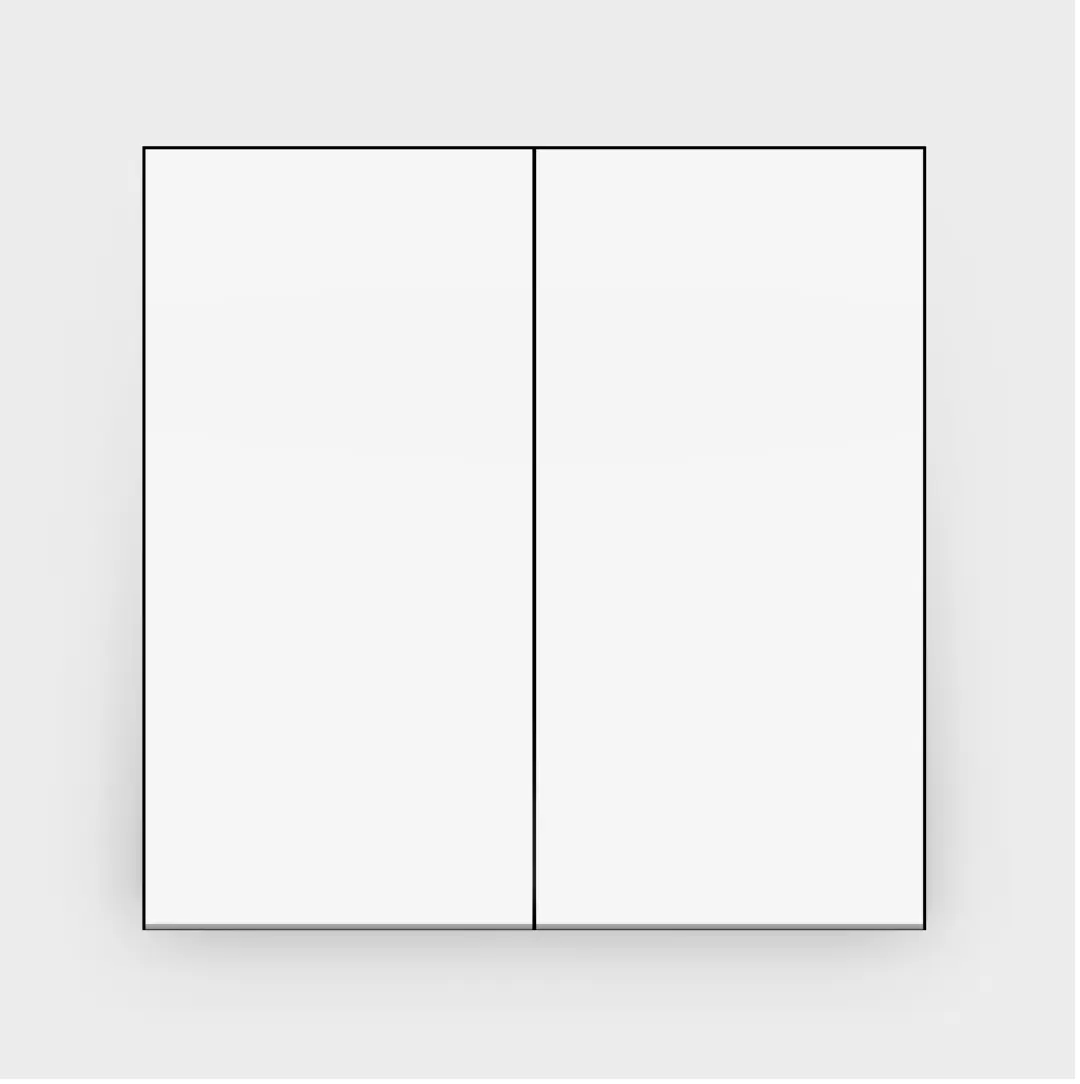 Moderna E01040 | Iki düwmeli wyklýuçatel 10A gizlin gurnama