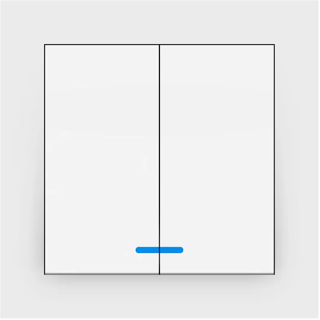 Moderna E01060 | Goşa düwme wyklýuçatel 10A indikatorly