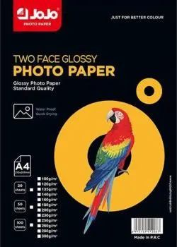 JOJO  | A4 Glossy Photo Paper 240g Pack 20 Sheets