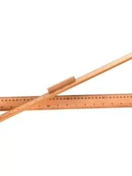 Markasyz Agaç Liniýka Tutawaçly | Ölçeg Guraly 1 Metr