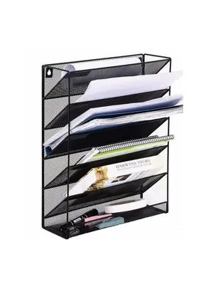 Без бренда | Настенная металлическая сетчатая полка Прочная сталь