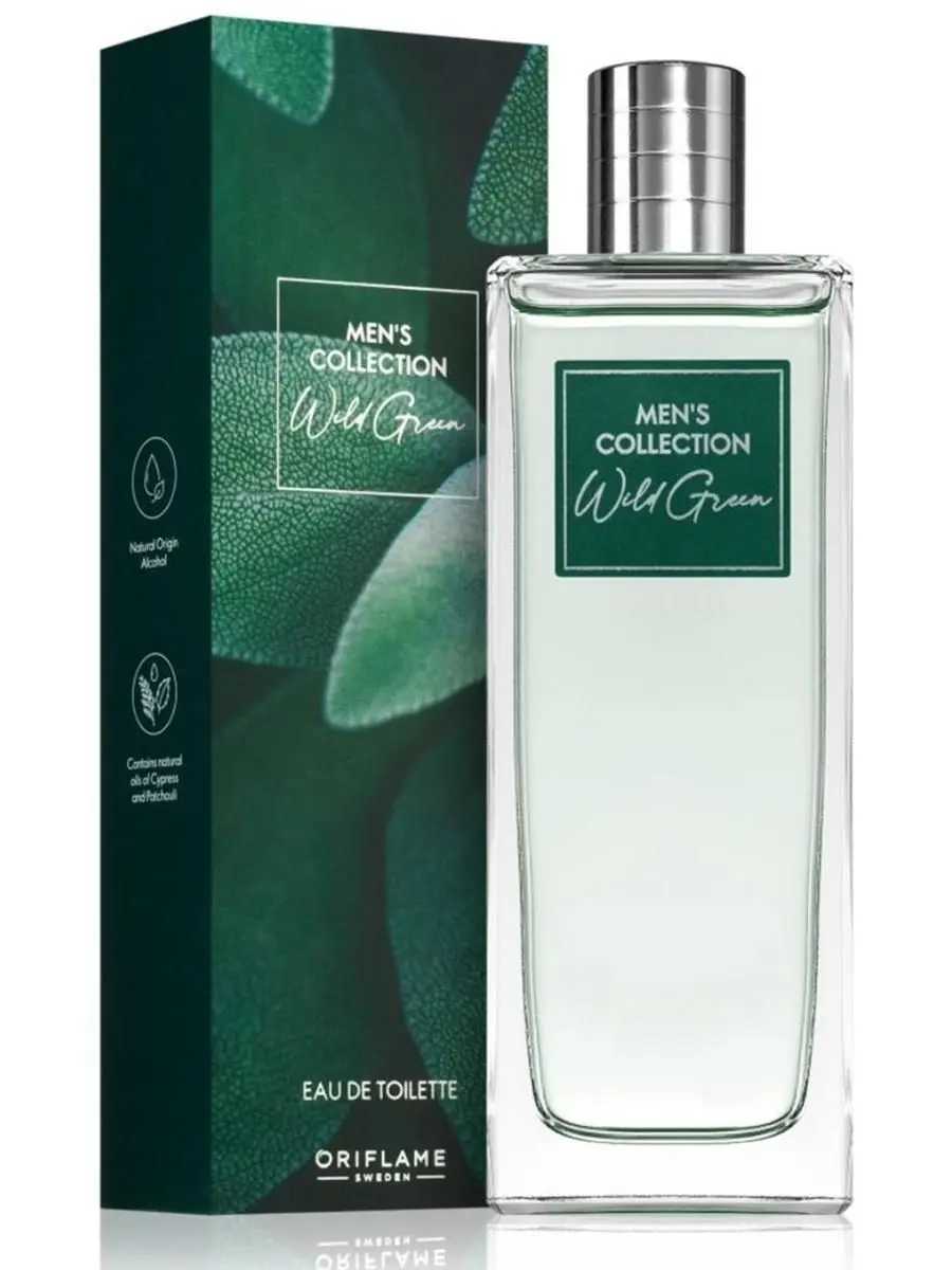 Oriflame 44328 | Erkekler üçin parfýumeriýa suwy Wild Green 75ml