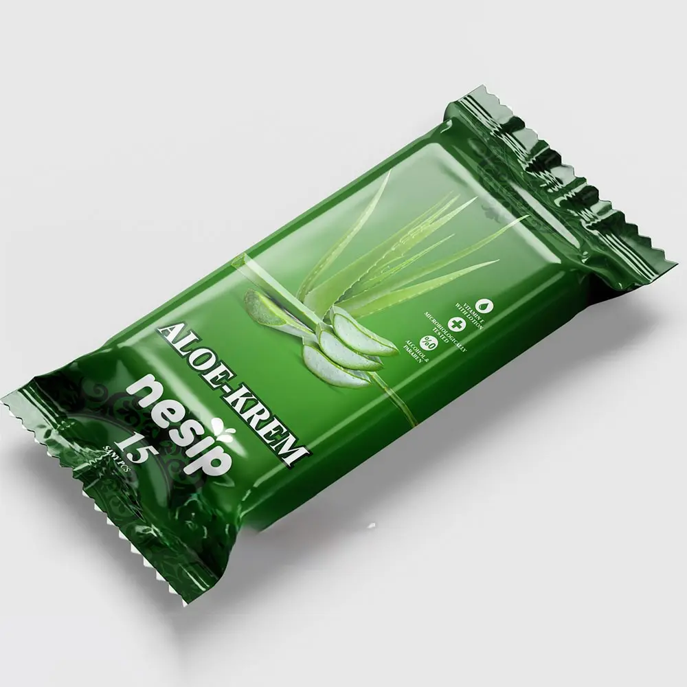 NESIP | Çygly Salfetka Aloe-krem 15 sany