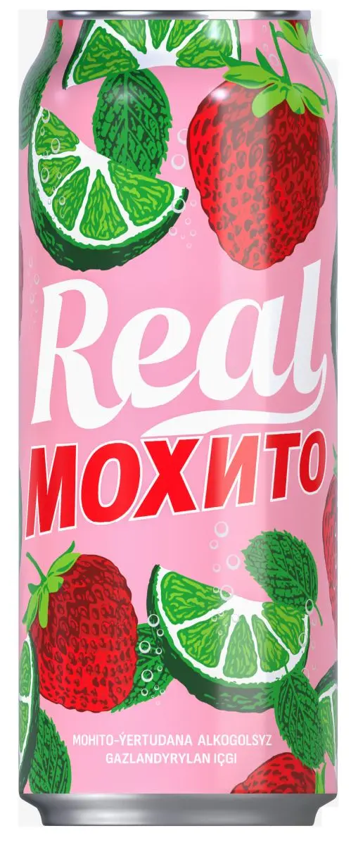 Real | Mojito Çilekli Içgi 500ml 12 Gaplyk Blok 12 sany