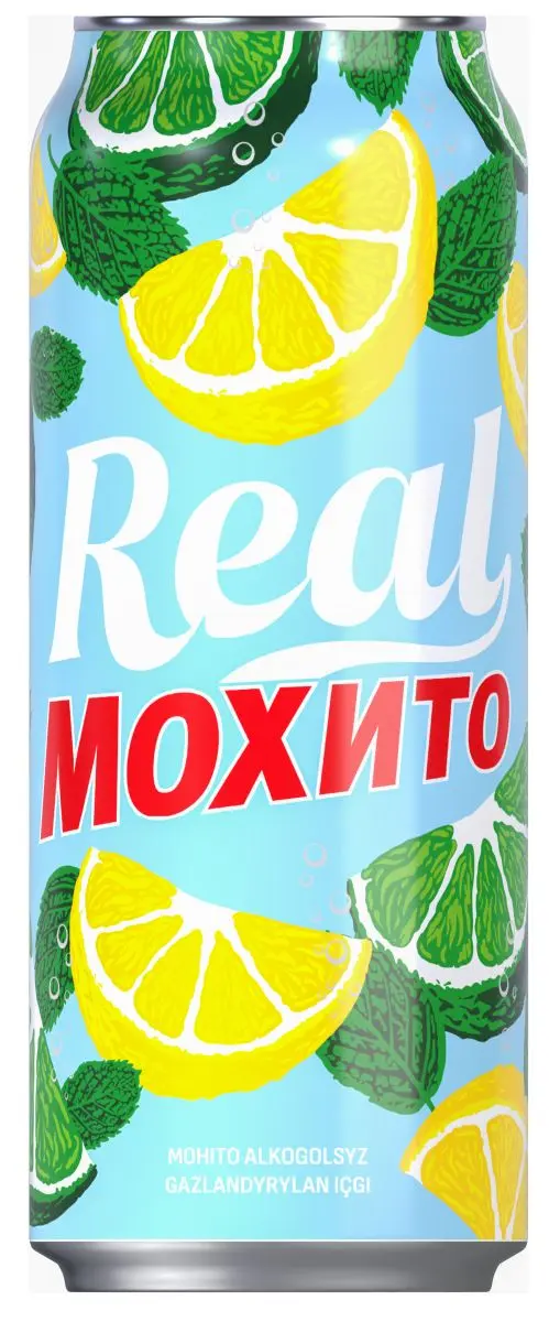 Real | Mojito Lemon Lime Drink 500ml Bulk Block 12 pcs