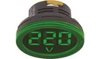 GWEST 22 VS-Y | Panel woltmetri 22mm ýaşyl 24V–550V