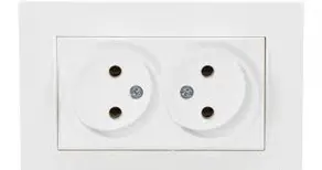 MUTLUSAN 2220 203 0201 | Iki Taraply Ak Rozetka Yer Baglanyşyksyz