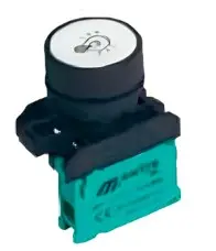 MUTLUSAN 010 104 000014 | 22mm Ak Başlaýyş Düwmesi 1NO