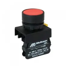 MUTLUSAN 010 104 000003 | Stop Düwme 22mm Gyzyl SW-AA42