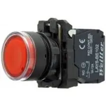 MUTLUSAN 010 104 000 041 | Пружинная кнопка стоп 22 мм LED 10-30В DC