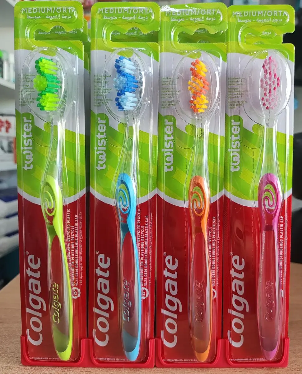 Colgate Twister | Diş çotkasy Spiral Tüýler Çuň Arassalaýyş