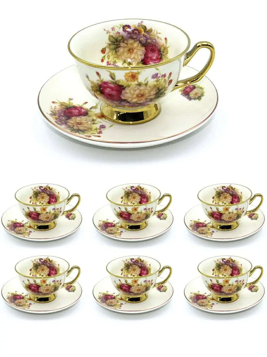 MAR MAR-1148 | Tea Cup with Saucer Premium Ceramic