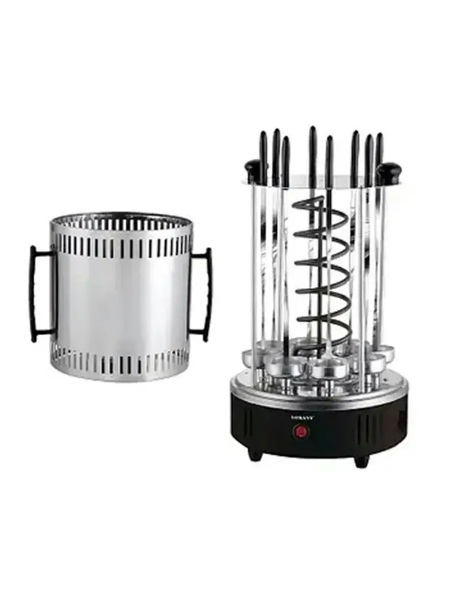 SK SK-6113 | Elektrikli Şaşlyk Bişiriji Poslamaýan Polat