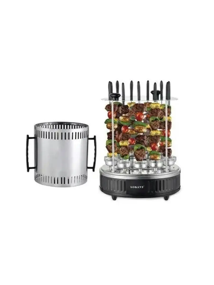 SK SK-6114 | Elektrik Şaşlyk Bişiriji Kiçi Köp Ulanylýan