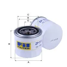 FİL FİLTRE OIL FILTER ZP 515 - 1*24