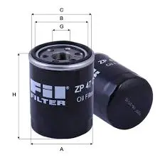 FİL FİLTRE OIL FILTER ZP 47 - 1*25