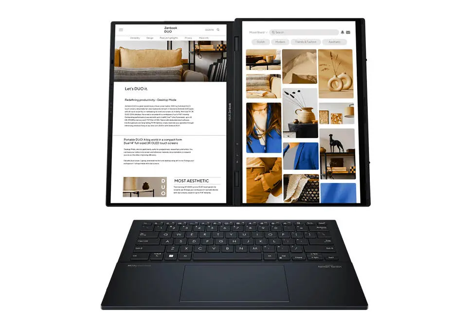 ASUS ZenBook Duo UX8406CA-QL0806W | Ultrabuk Iki 14" OLED 16GB RAM 1TB SSD