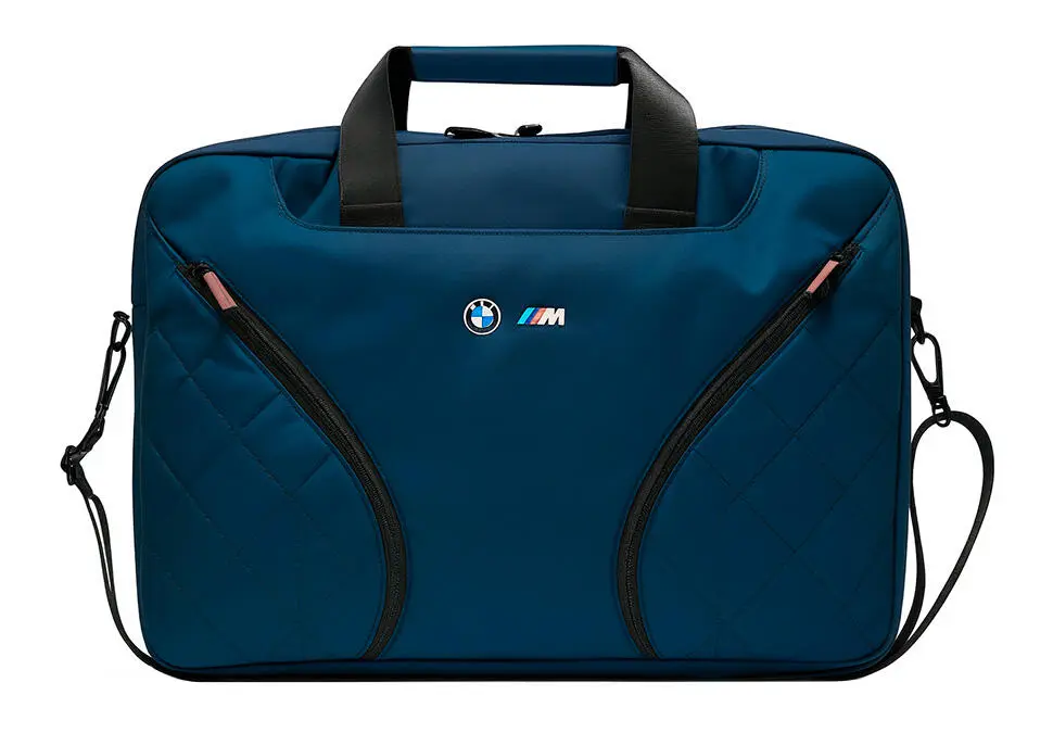 BMW BAGBMWNAVY | Noutbuk sumkasy 15.6" PU deri gök