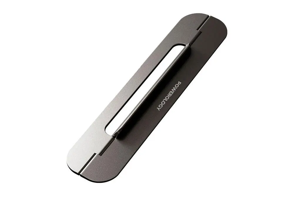 Powerology STANDPOWERPAFPLSGY | Bukja üçin alýumin stend, ýygyrtylýan kümüş