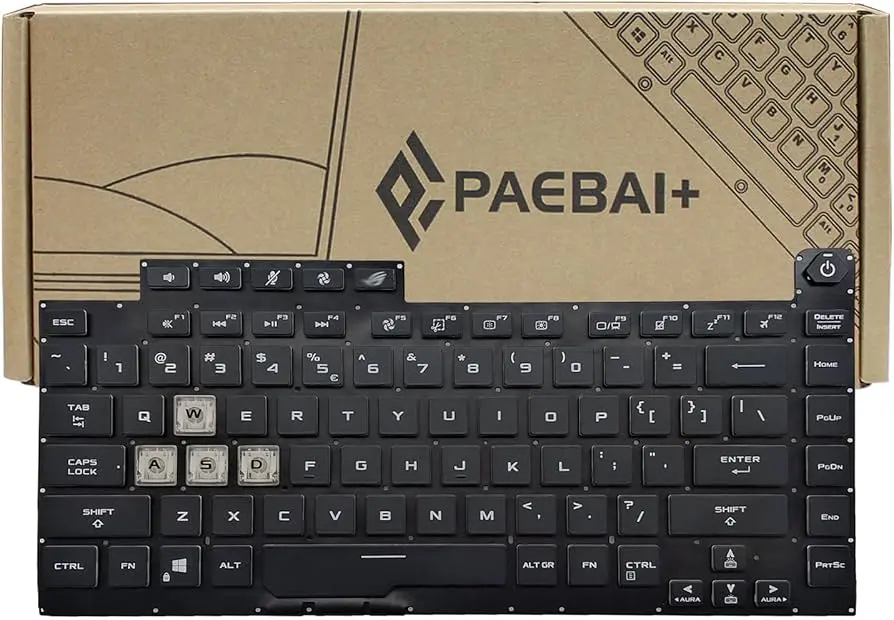 ASUS KBASG53S | Yşyklandyrylan notebook üçin klawiatura