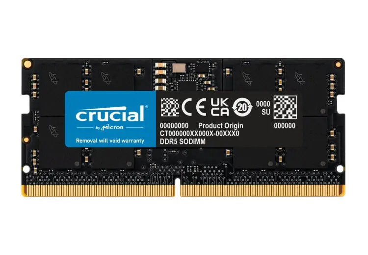 Crucial CT32G48C40S5 | Оперативная память для ноутбука 32GB DDR5 4800MHz